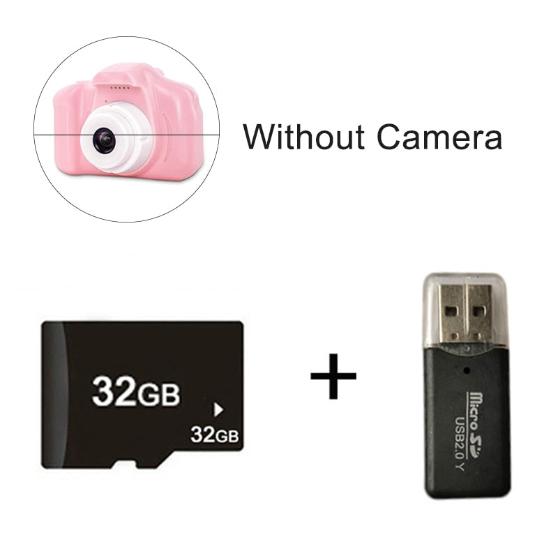 Children's Camera Waterproof 1080P HD Screen Camera Video Toy 8 Million Pixel Kids Cartoon Cute Camera Outdoor Photography Toy