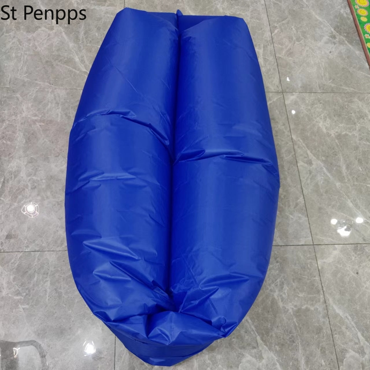 Camping chair Beach Inflatable Sofa Lazy Ultralight Inflatable Sofa Lounger Outdoor Furniture
