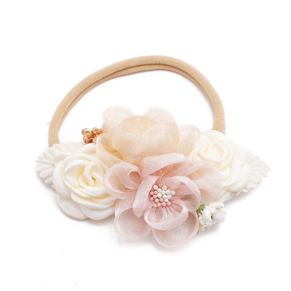 Baby Girl Headband Cute Baby Elastic Hair Band Newborn Head Flower Toddler Headband Headwear Kids Accessories