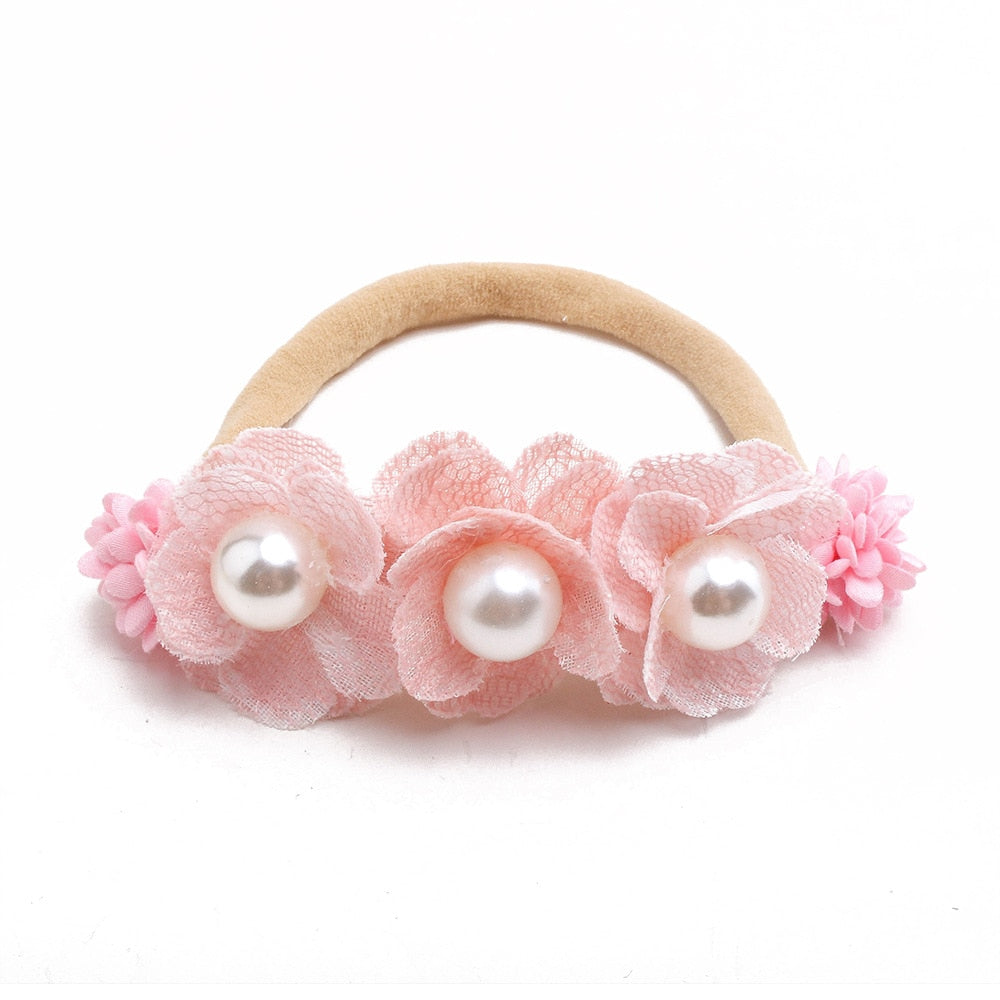 Baby Girl Headband Cute Baby Elastic Hair Band Newborn Head Flower Toddler Headband Headwear Kids Accessories
