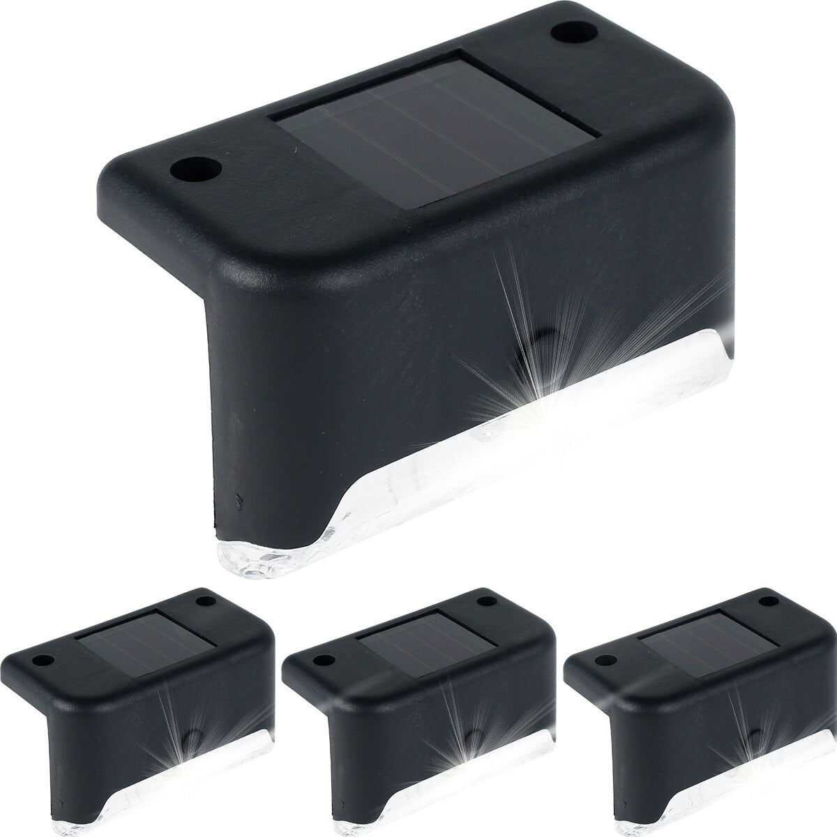 Solar LED Garden Outdoor Lighting Waterproof Solar Step Light Lamp