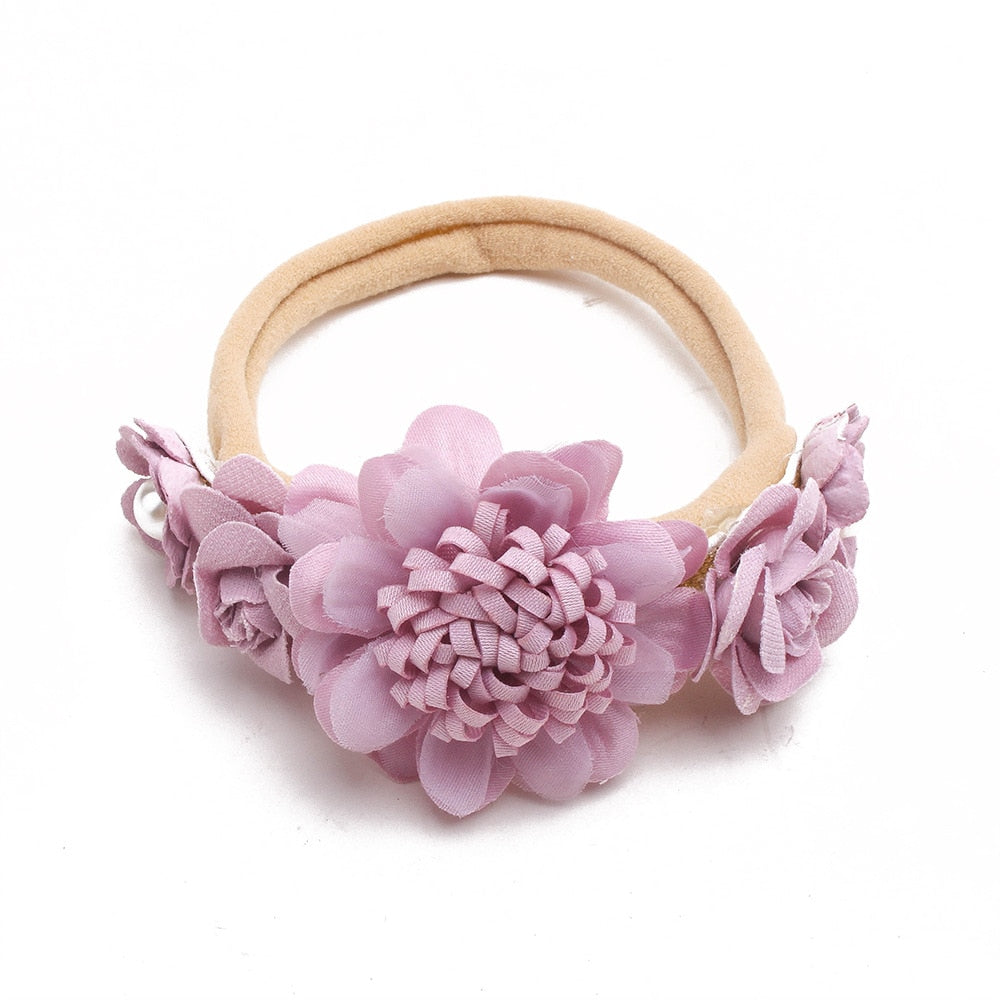 Baby Girl Headband Cute Baby Elastic Hair Band Newborn Head Flower Toddler Headband Headwear Kids Accessories