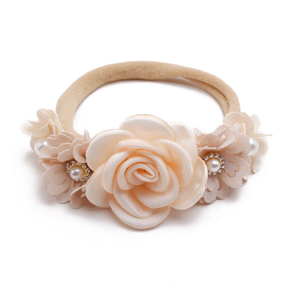 Baby Girl Headband Cute Baby Elastic Hair Band Newborn Head Flower Toddler Headband Headwear Kids Accessories