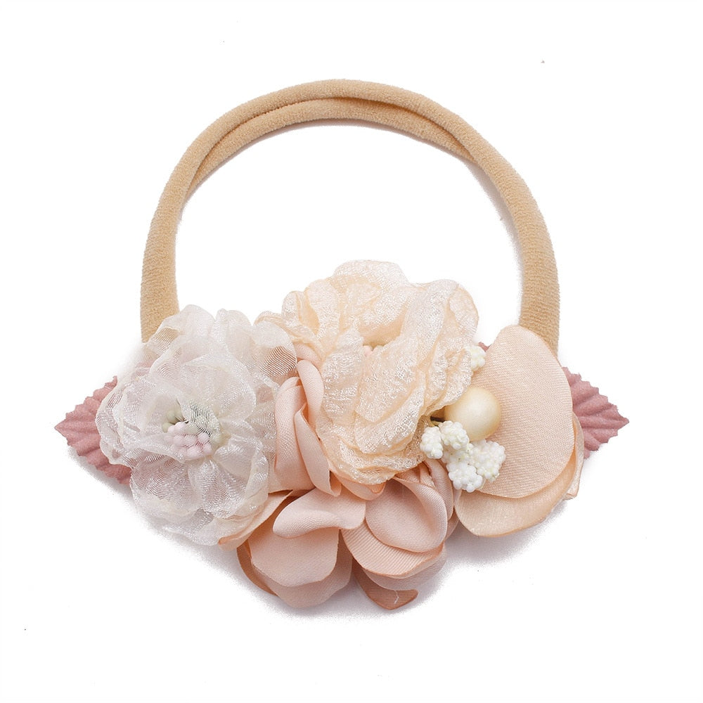 Baby Girl Headband Cute Baby Elastic Hair Band Newborn Head Flower Toddler Headband Headwear Kids Accessories