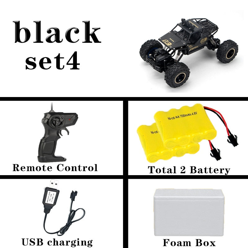 Big Carro 4WD RC Car Remote Control Toys Buggy High speed Cars Off-Road Trucks Toys for Children Gifts