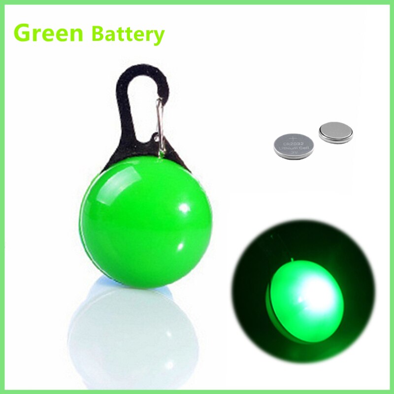 LED Glowing Pendant Flashlight Dog Cat Collar Pet Leads Glow Accessories Collar Night Safety Decor