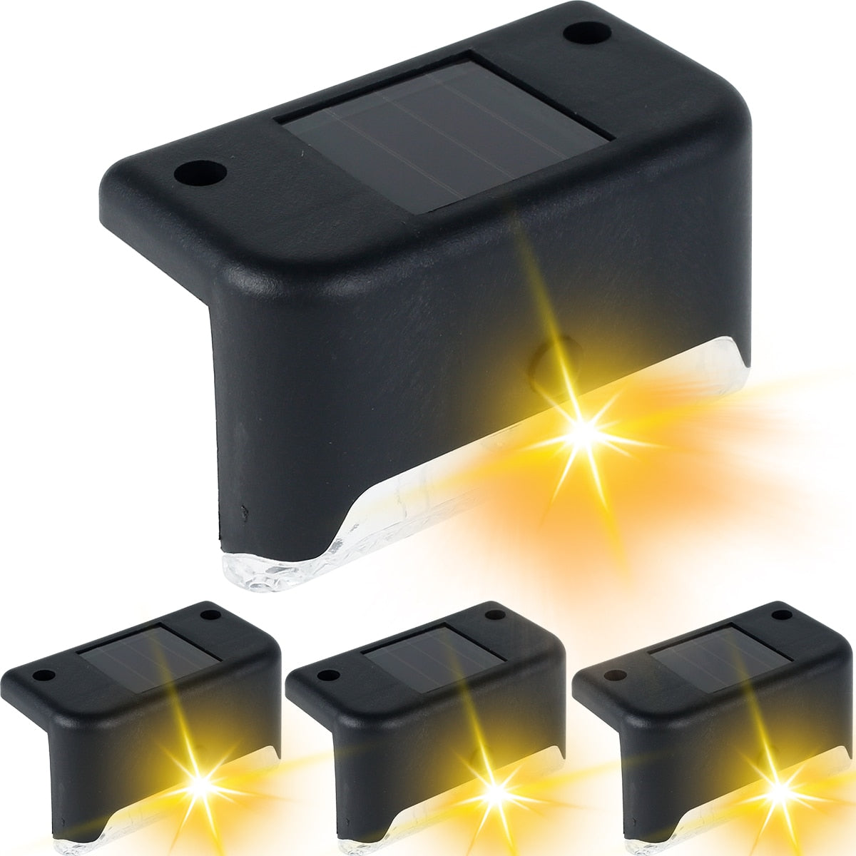 Solar LED Garden Outdoor Lighting Waterproof Solar Step Light Lamp