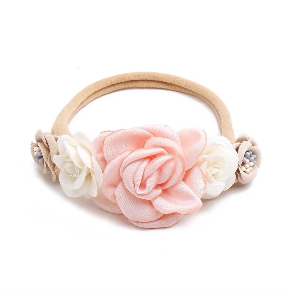 Baby Girl Headband Cute Baby Elastic Hair Band Newborn Head Flower Toddler Headband Headwear Kids Accessories