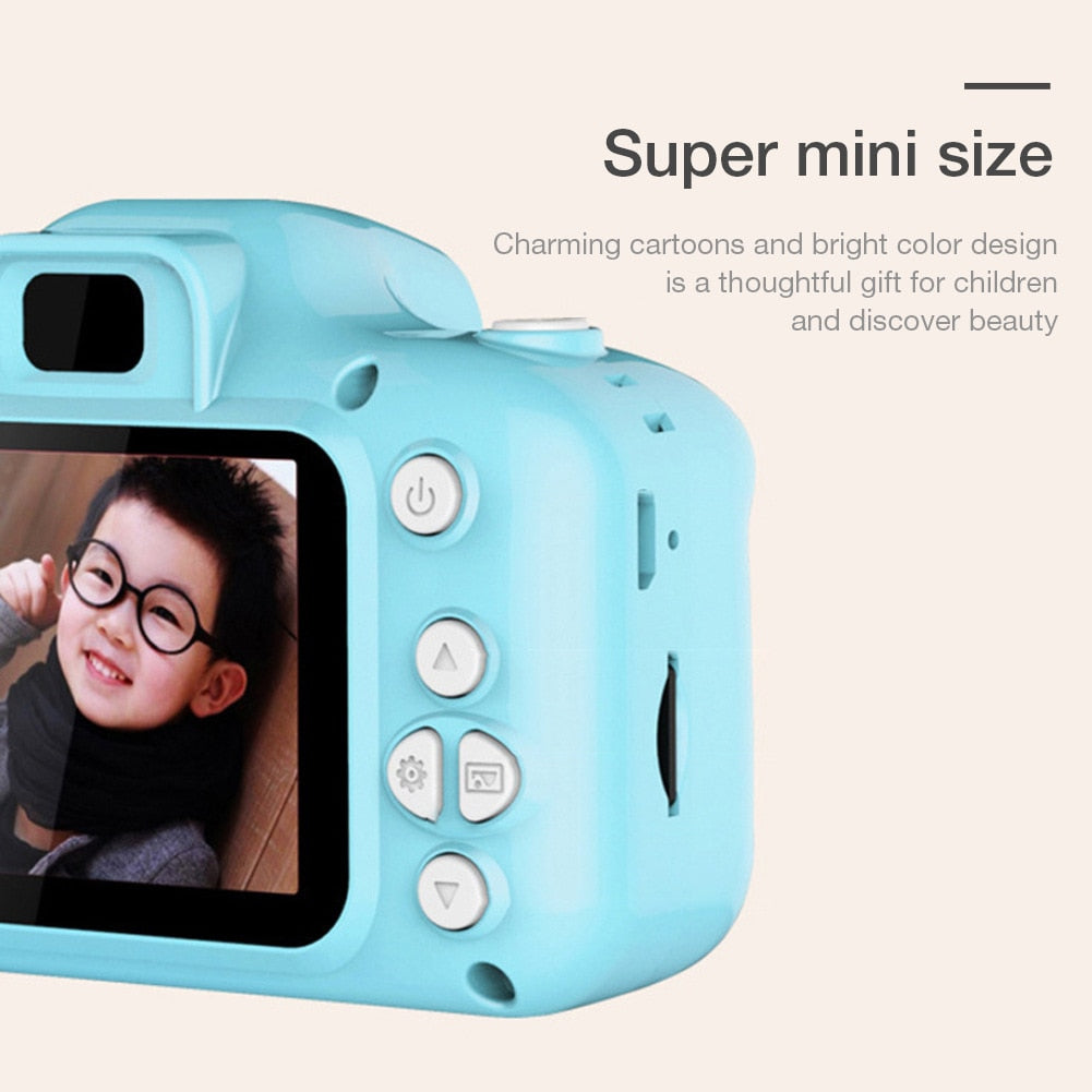 Children&#39;s Camera Waterproof 1080P HD Screen Camera Video Toy 8 Million Pixel Kids Cartoon Cute Camera Outdoor Photography Toy