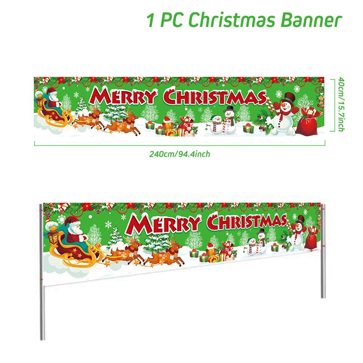 Christmas Outdoor Banner Merry Christmas Decorations For Home 2023