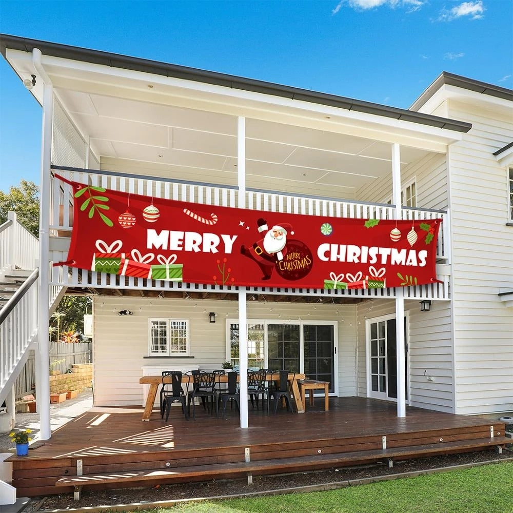 Christmas Outdoor Banner Merry Christmas Decorations For Home 2023