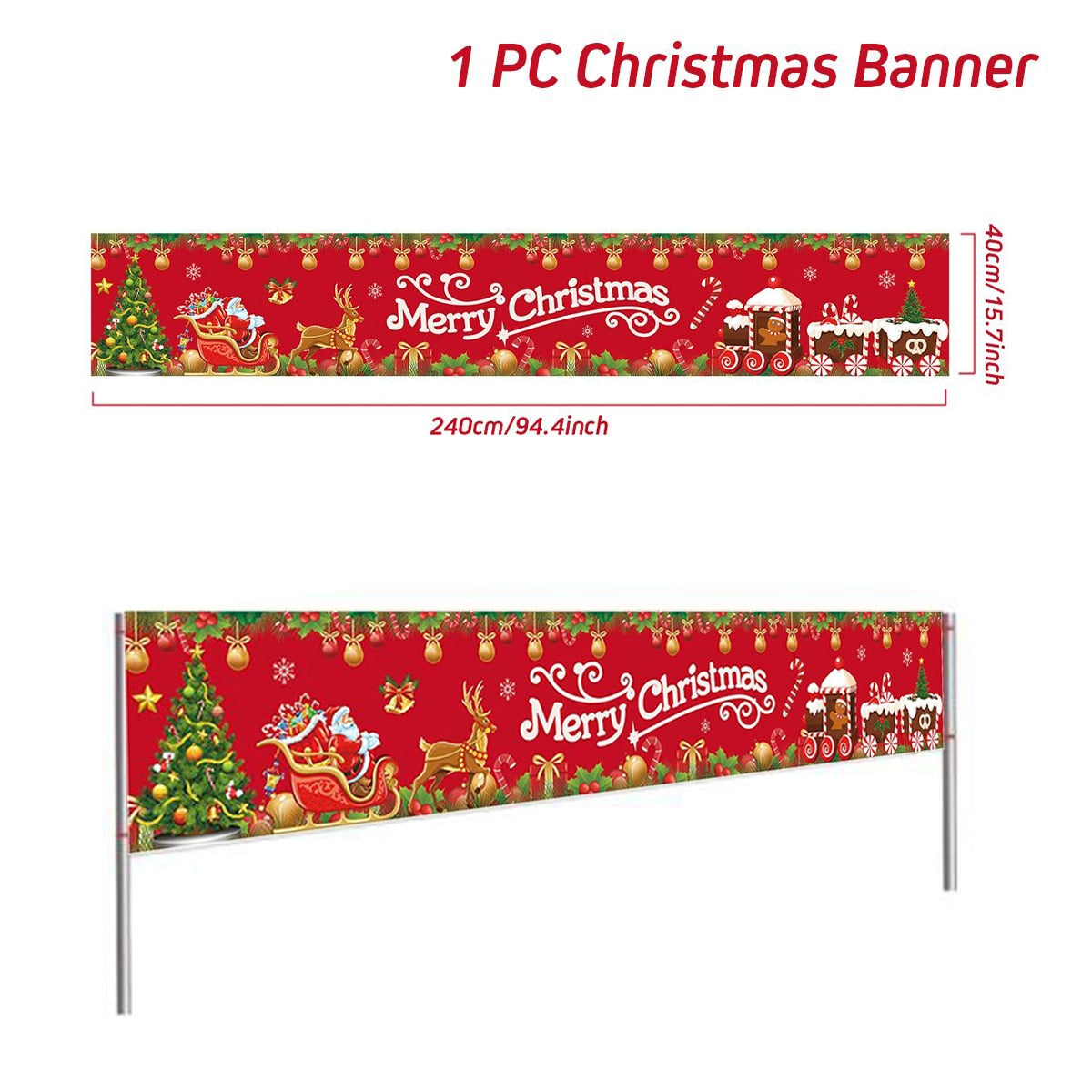 Christmas Outdoor Banner Merry Christmas Decorations For Home 2023