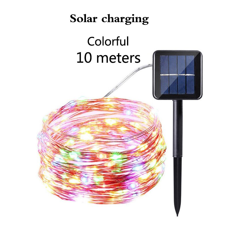 5/10/20m LED Solar Light Outdoor Lamp String Lights For Holiday Christmas Party Waterproof