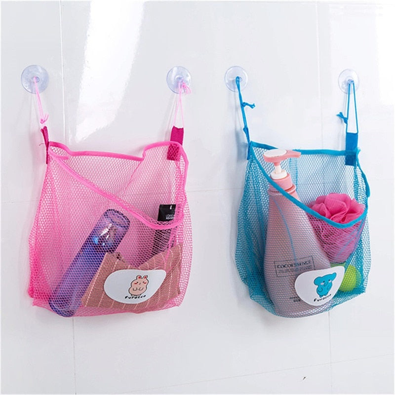 Baby Bathroom Mesh Bag For Bath Toys Bag Kids Basket Net Children