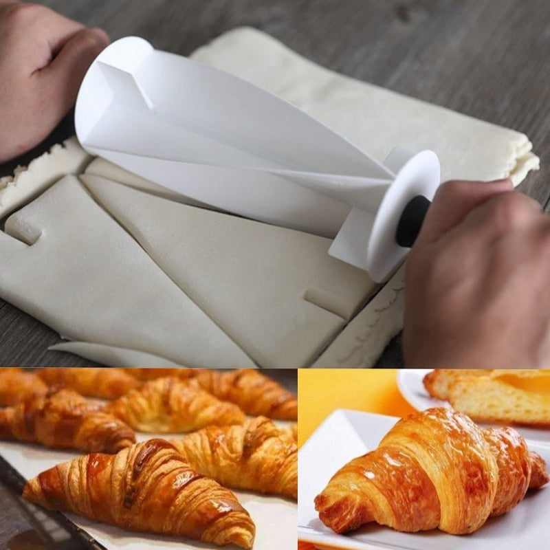 1 Pcs Making Croissant Bread Wheel Dough Pastry Cutting Knife