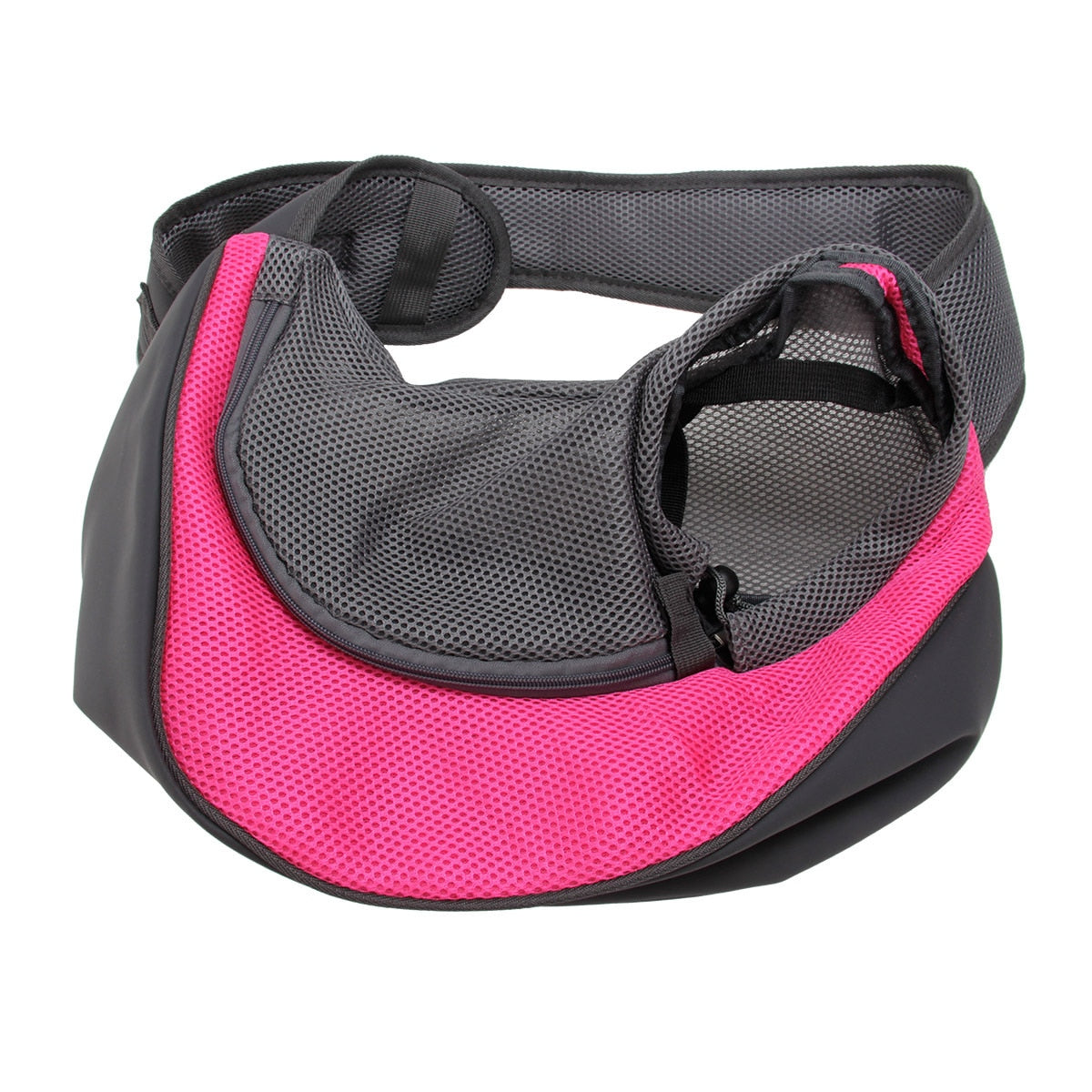 Pet Dog Cat Sling Carrier Breathable Travel Safe Sling Bag Puppy Kitten Outdoor Mesh Oxford