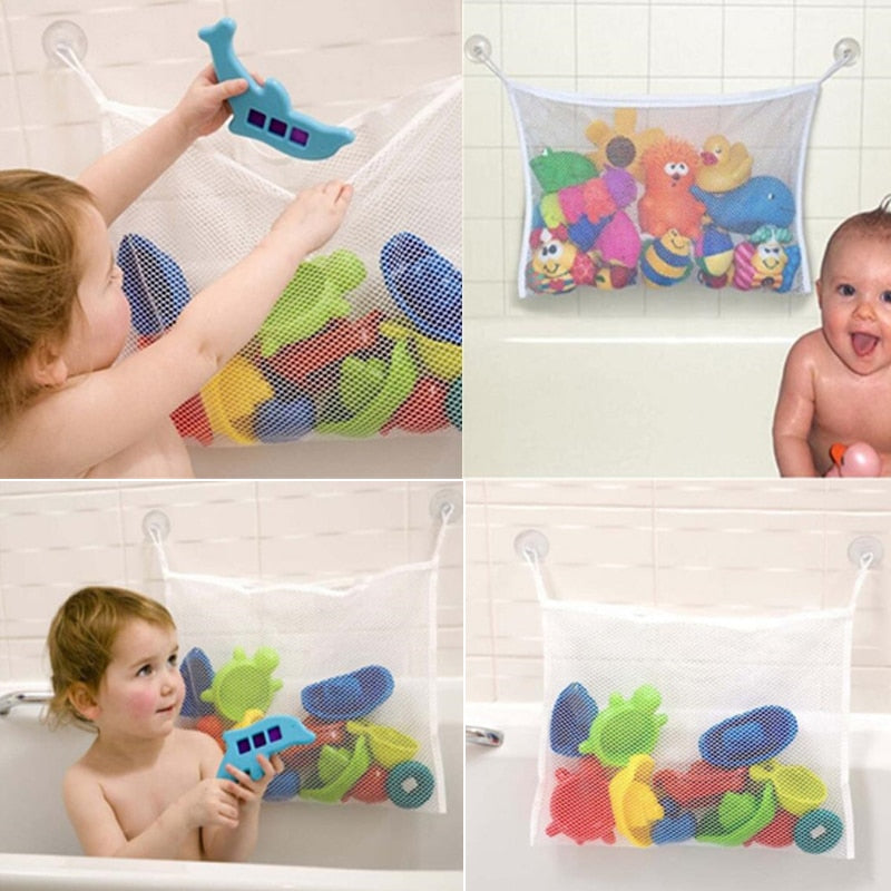 Baby Bathroom Mesh Bag For Bath Toys Bag Kids Basket Net Children