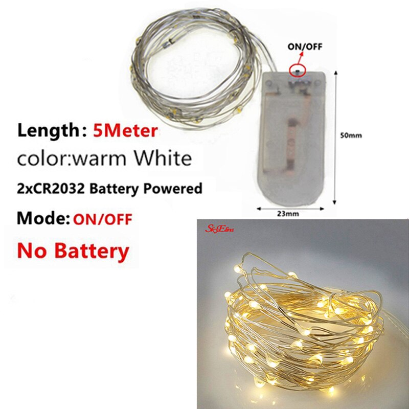 5/10/20m LED Solar Light Outdoor Lamp String Lights For Holiday Christmas Party Waterproof