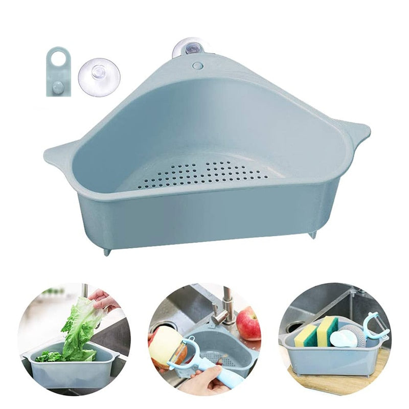 Triangular Sink Strainer Basket Kitchen