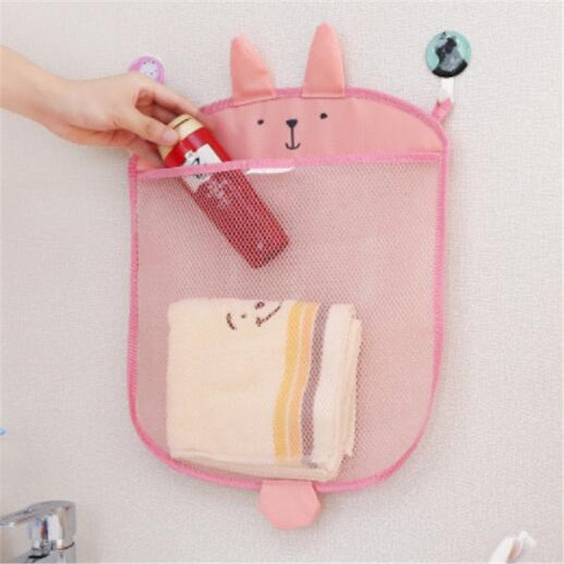 Baby Bathroom Mesh Bag For Bath Toys Bag Kids Basket Net Children