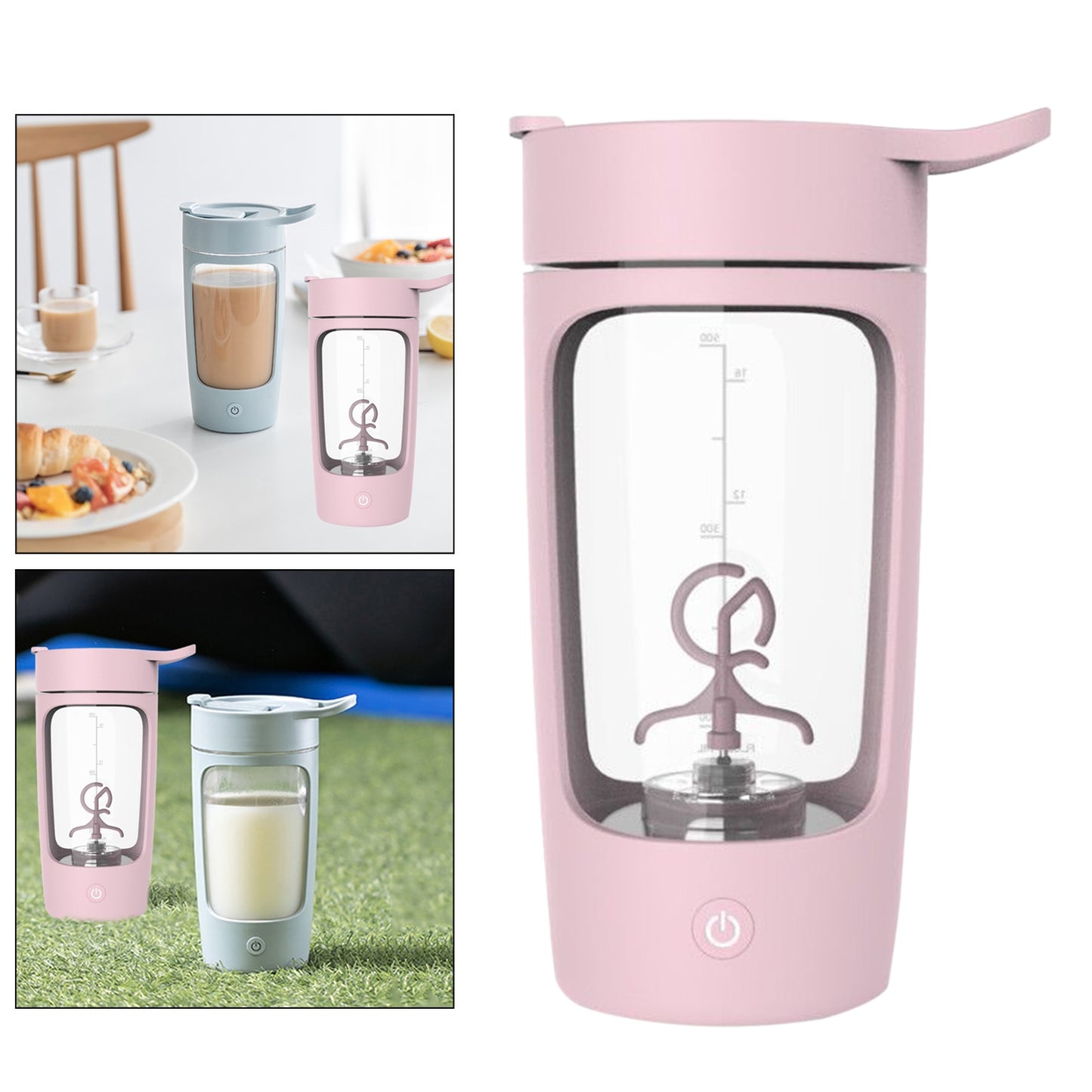 Rechargeable Shaker Bottle Portable Electric Mixer BPA Free