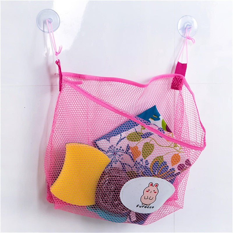 Baby Bathroom Mesh Bag For Bath Toys Bag Kids Basket Net Children