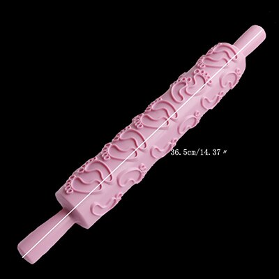 Non-stick Plastic Rolling Pins Embossing