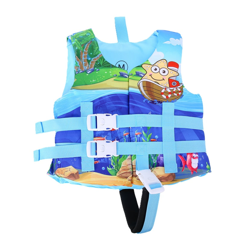 2021 Kids Life Vest Floating Girls Jacket Boy Swimsuit Sunscreen Floating