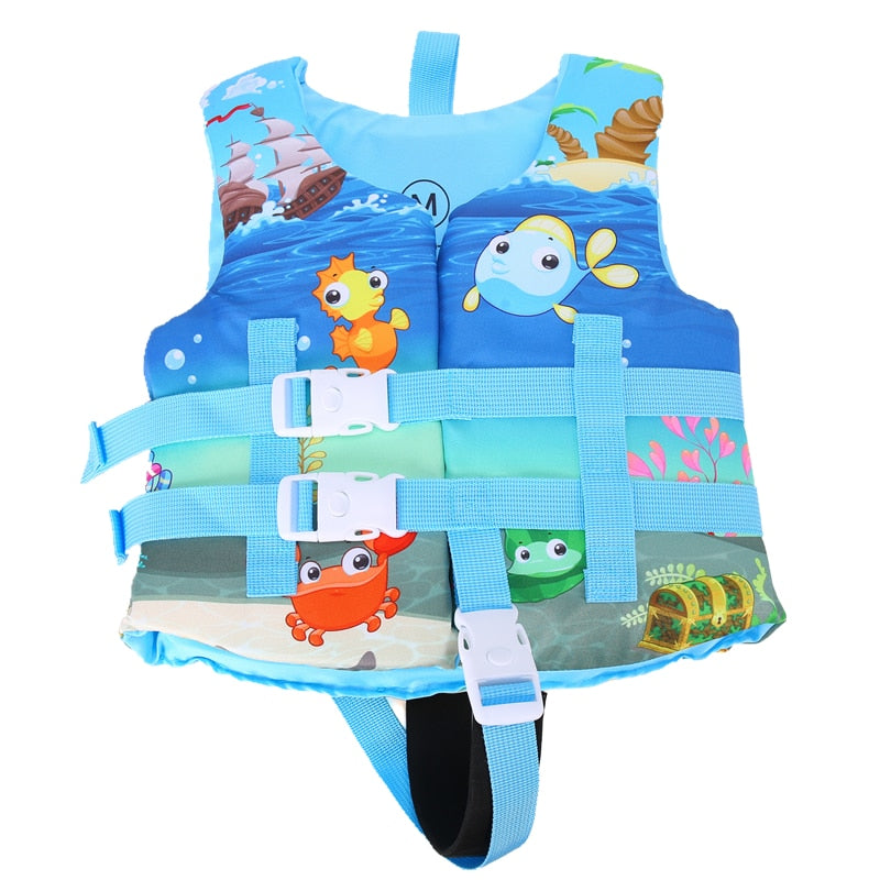 2021 Kids Life Vest Floating Girls Jacket Boy Swimsuit Sunscreen Floating