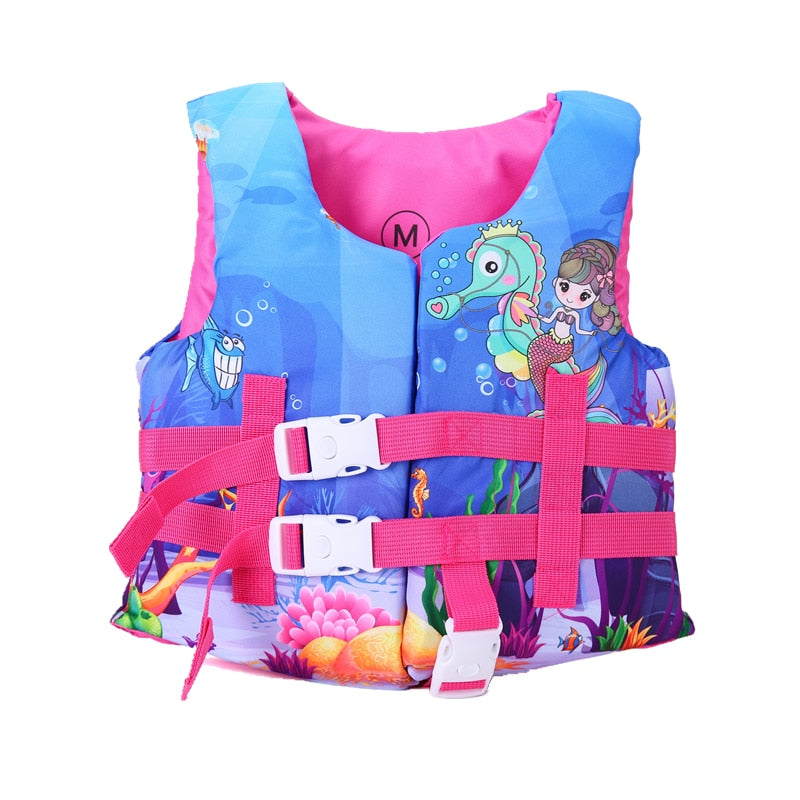 2021 Kids Life Vest Floating Girls Jacket Boy Swimsuit Sunscreen Floating