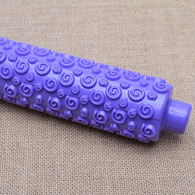 Non-stick Plastic Rolling Pins Embossing