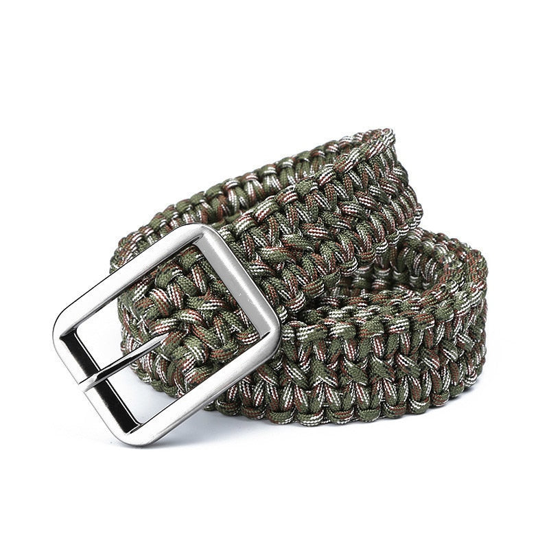 Paracord 550 Survival Belt Rope Hand Made Tactical Military Bracelet Outdoor Accessories Camping Hiking Equipment