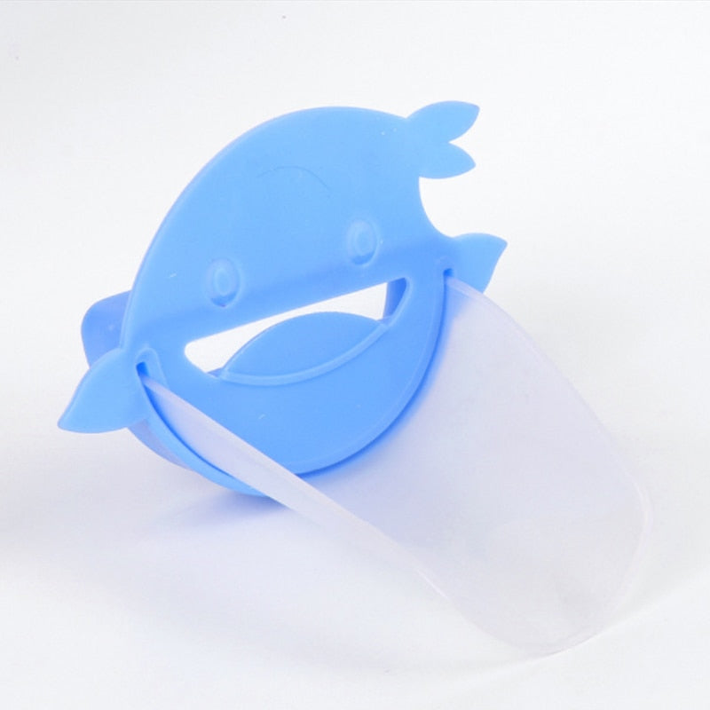 Children Baby Hand Washer Pink/Blue Faucet Extender Cartoon Crab Bathroom Sink Extender Portable 1Pcs PP/TPE Material