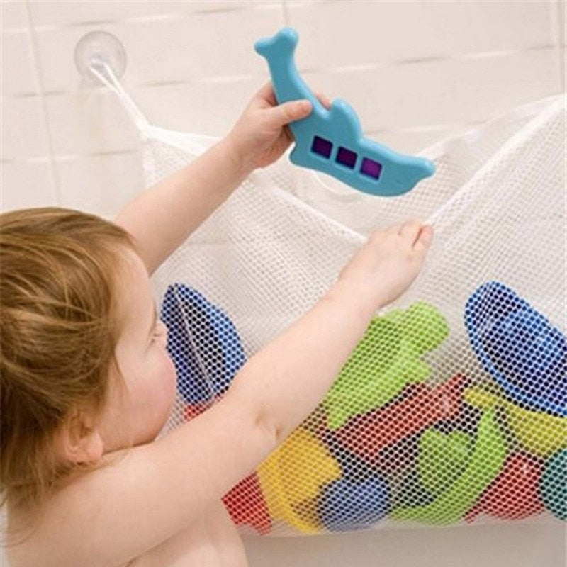 Baby Bathroom Mesh Bag For Bath Toys Bag Kids Basket Net Children