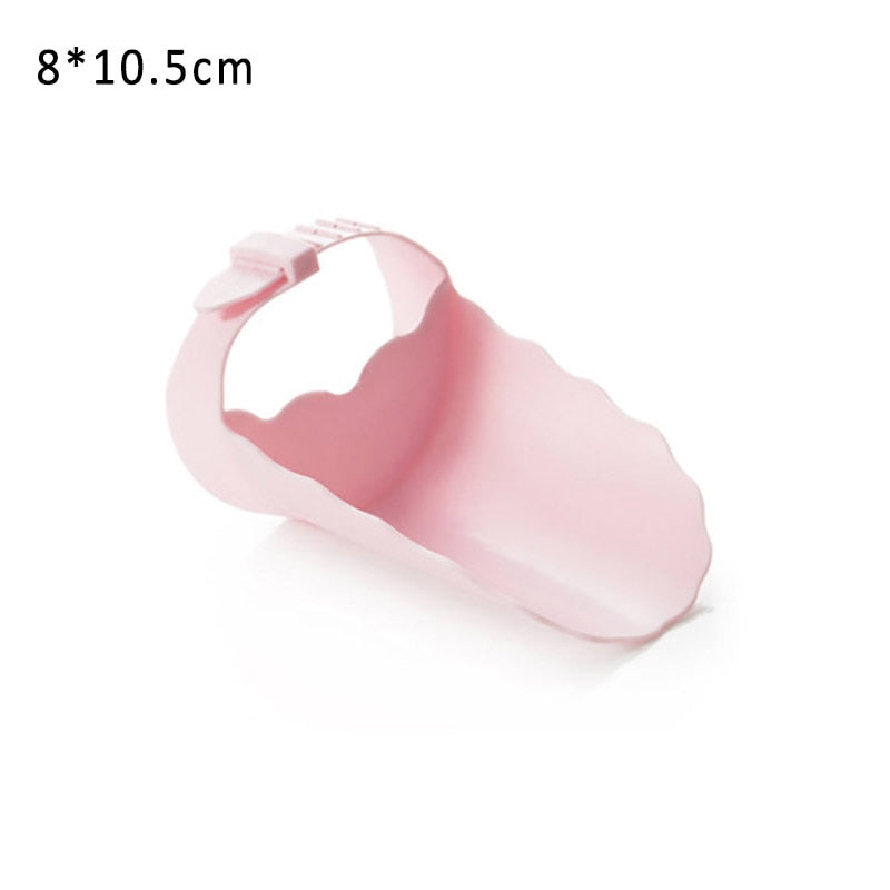 Children Baby Hand Washer Pink/Blue Faucet Extender Cartoon Crab Bathroom Sink Extender Portable 1Pcs PP/TPE Material