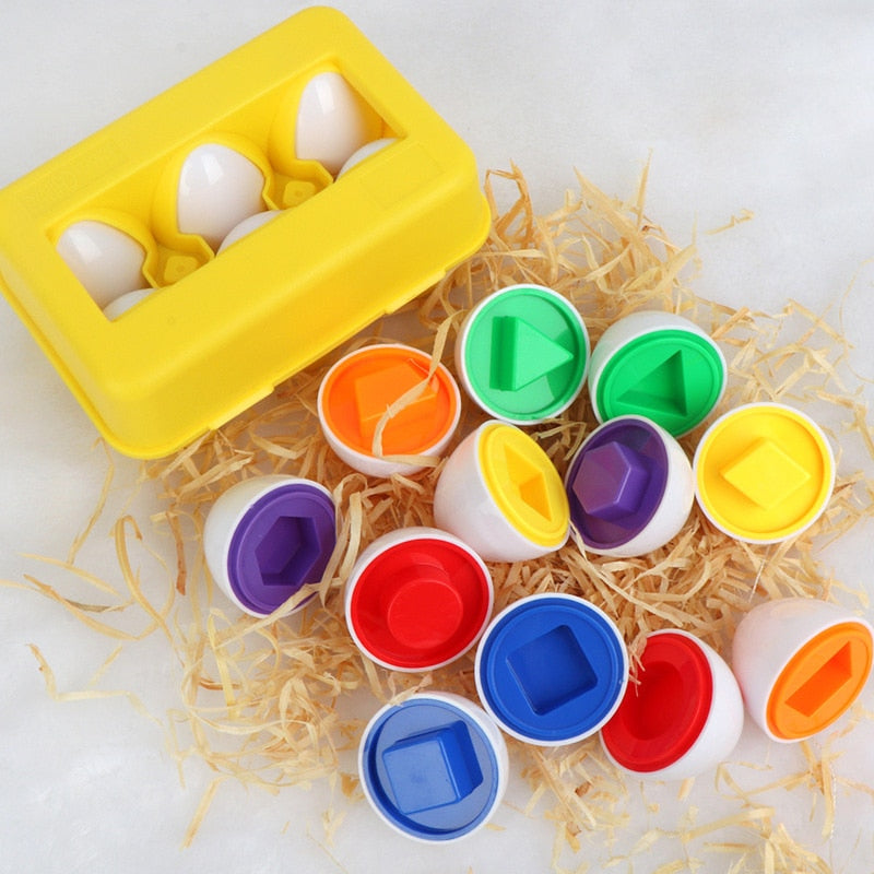 Montessori Toys Eggs Screws Match Game Puzzle 3D Toys for Children Early Learning Education Math Toy Kids Baby Toys 1-2 Years