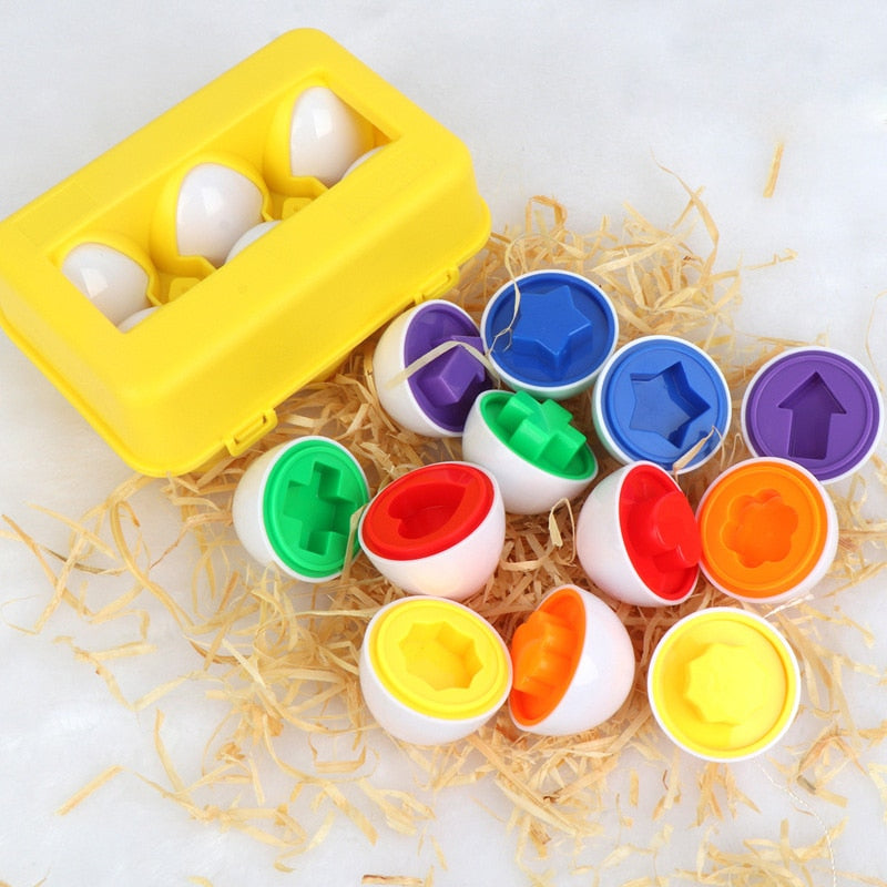 Montessori Toys Eggs Screws Match Game Puzzle 3D Toys for Children Early Learning Education Math Toy Kids Baby Toys 1-2 Years