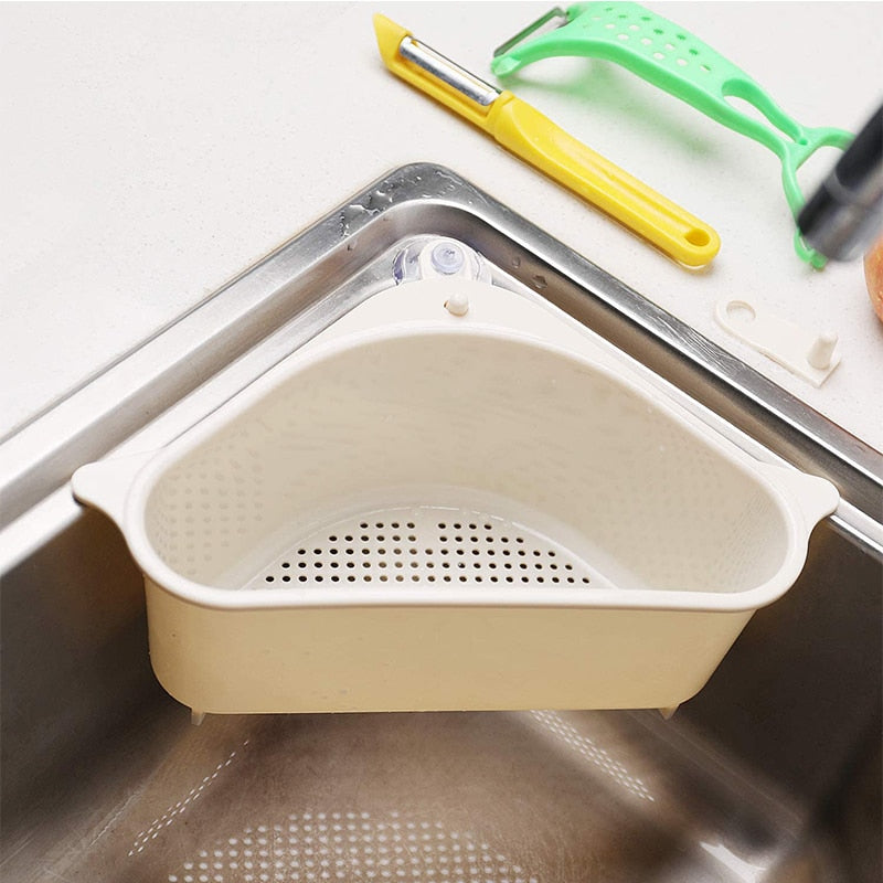 Triangular Sink Strainer Basket Kitchen