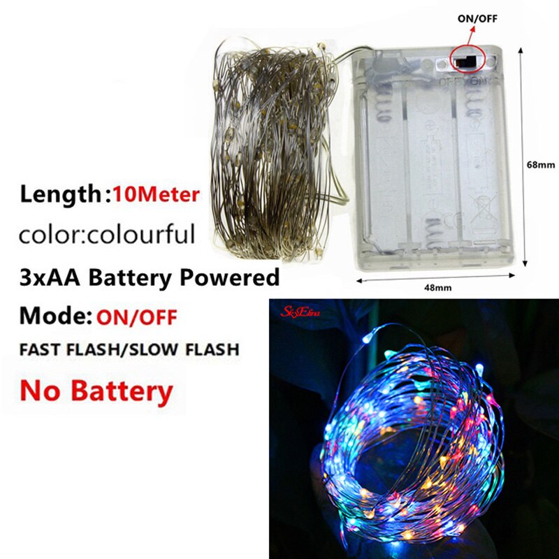 5/10/20m LED Solar Light Outdoor Lamp String Lights For Holiday Christmas Party Waterproof