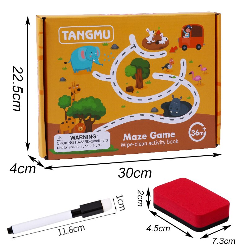 Montessori Pen Control Drawing Tablet for boys