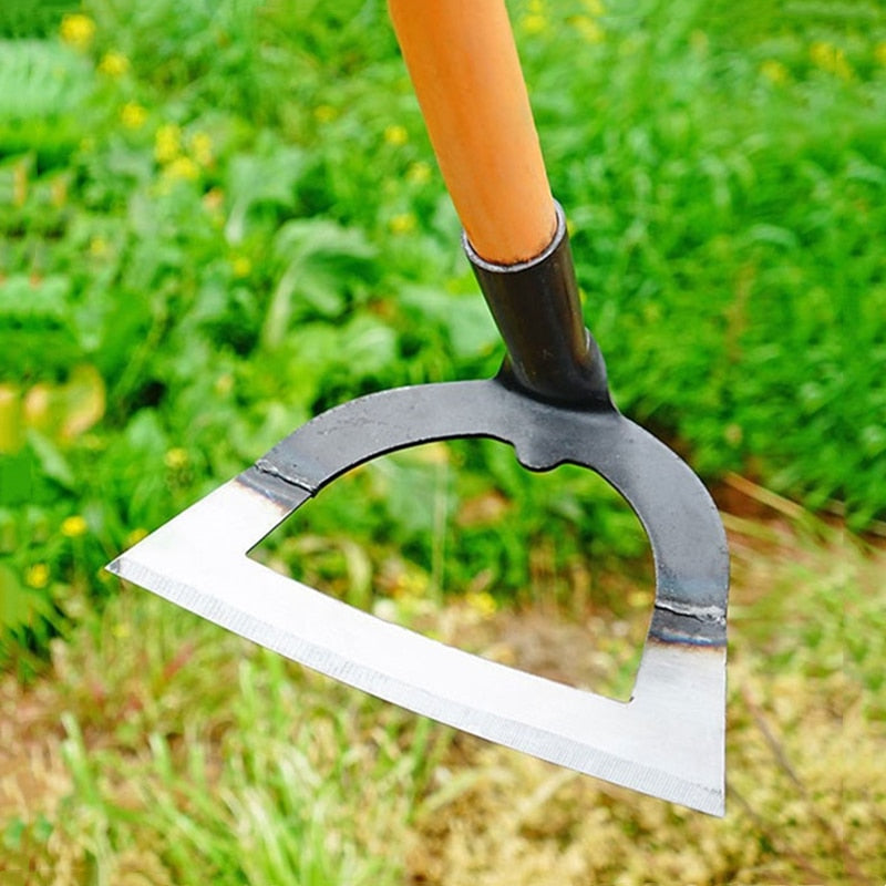 Hollow Hoe Weeding Rake Labor-saving Weeding &amp; Loosening Soil Artifact Harrow Handheld steel weeding hoe