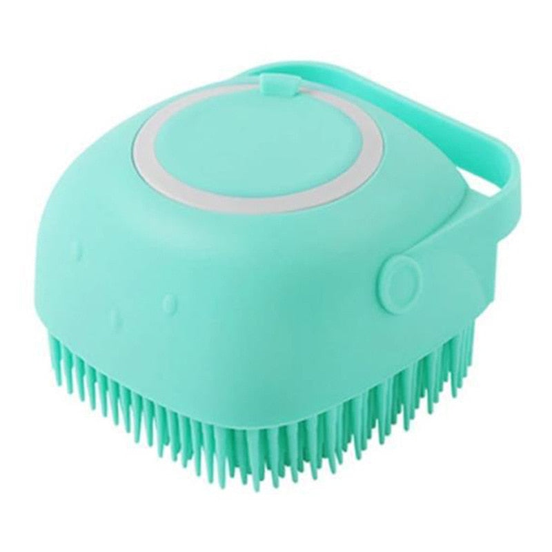 Dog Cat Bath Massage  Brush Soft  Silicone