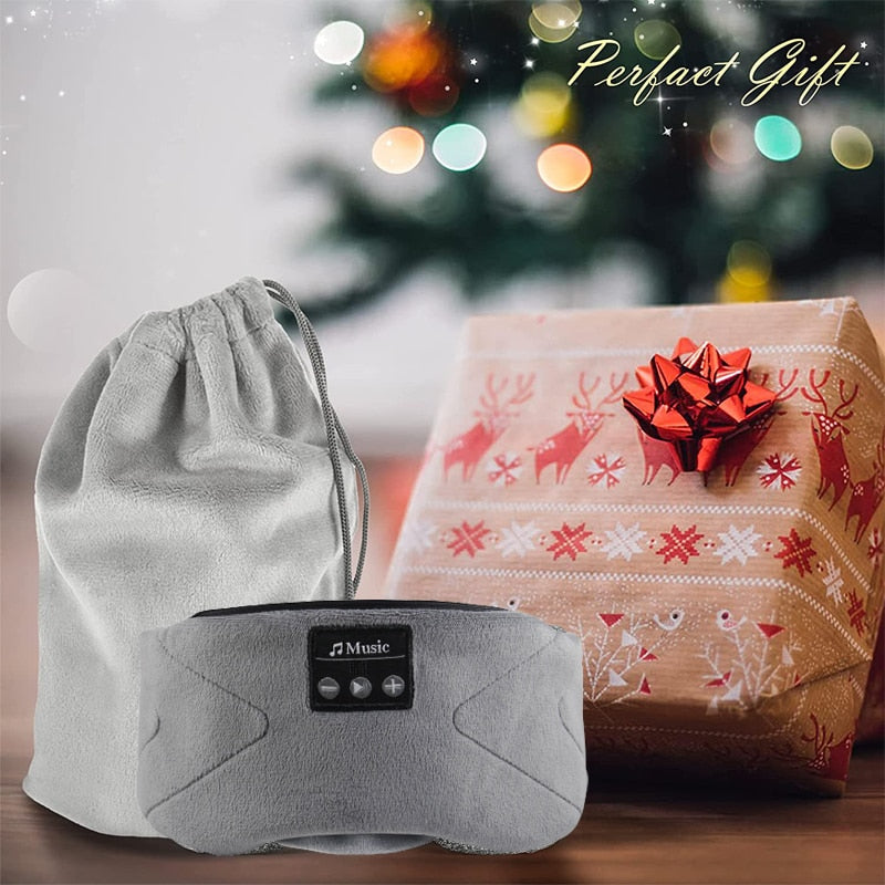 Bluetooth Sleeping Headphones Sleep Mask 24 White Noise Blackout Light Ice-Feeling Extra Soft Lining Sleep Eye Mask Ultra-Thin