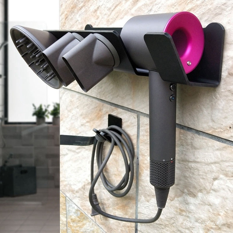 Supersonic Hair Dryer Holder Bathroom Storage Organizer Shelf for Wall Mount Bathroom Hardware Accessories For Dyson