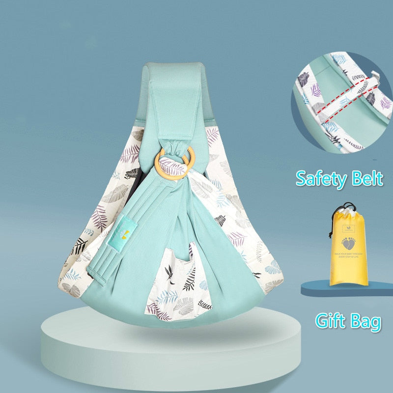 Cotton Wrap Sling Baby Carries Newborn Safety Ring Kerchief Baby Carrier Comfortable Infant Kangaroo Bag