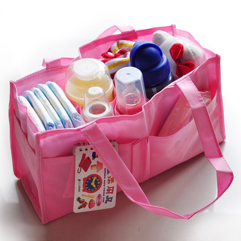 Baby Diaper Caddy Organizer Portable Holder Bag for Changing Table and Car, Nursery Essentials