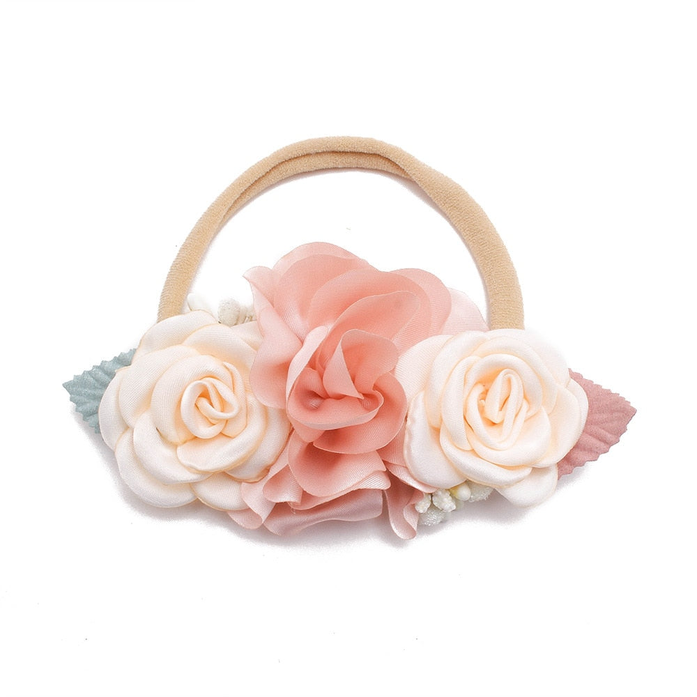 Baby Girl Headband Cute Baby Elastic Hair Band Newborn  Head Flower Toddler Headband Headwear Kids Accessories