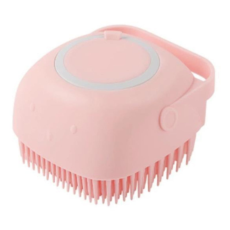 Dog Cat Bath Massage  Brush Soft  Silicone