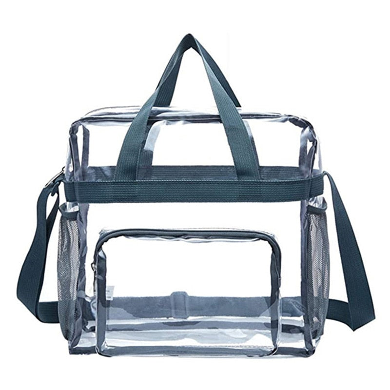 Transparent PVC Waterproof Large Cosmetic Bag Women Handbag Beauty Case Travel Organizer Beach