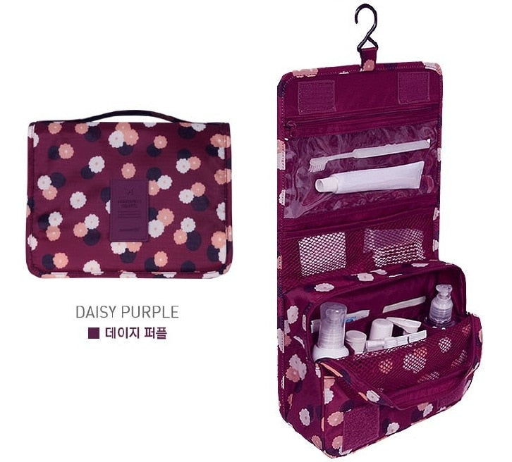 Waterproof Foldable Cosmetic Bag Women Travel Makeup Bag T